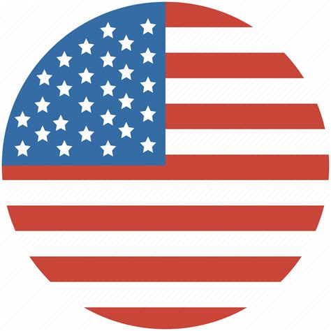United States Flag Circle