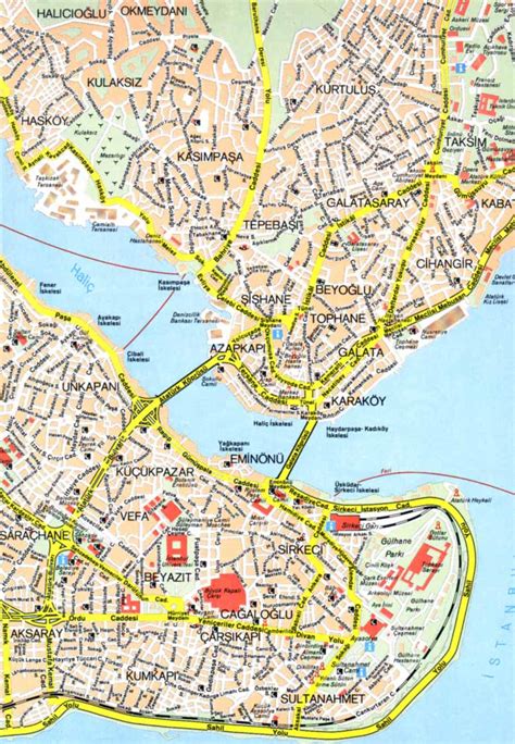 Map of Istanbul - Free Printable Maps