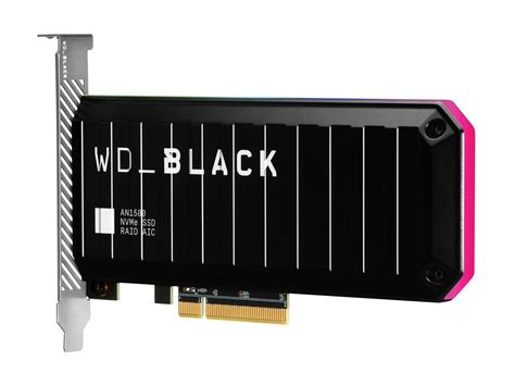 WD Black AN1500 NVMe SSD Add-in-Card WDS100T1X0L-00AUJ0 2TB m.2 nvme RGB Gen3 WDS200T1X0L ...