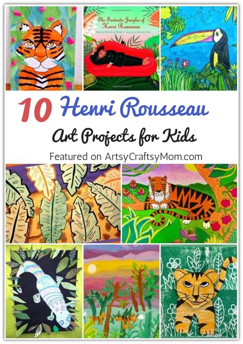 10 Gorgeous Henri Rousseau Art Projects for Kids