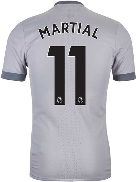 2017/18 adidas Anthony Martial Manchester United Authentic 3rd Jersey ...