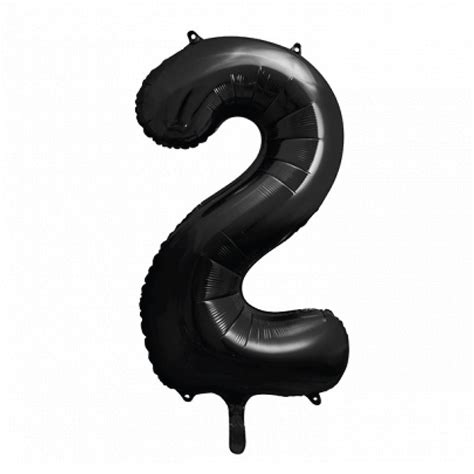 34" Giant Black Number Balloon 0-9 | The Party Darling