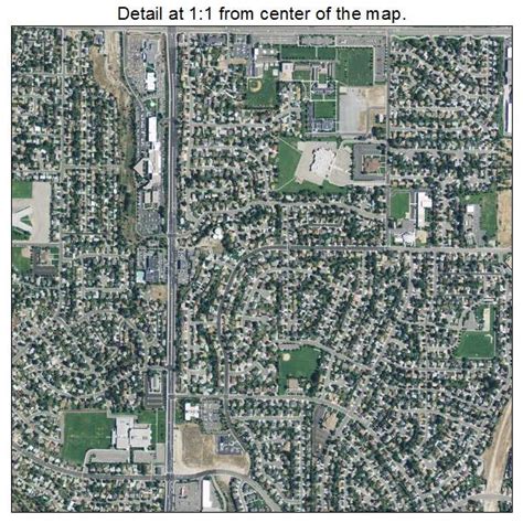 Aerial Photography Map of Sandy, UT Utah