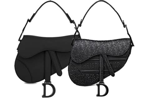 Dior Saddle Bag In Ultra Matte Black Or Oblique Black? | Bragmybag