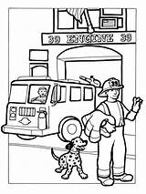 Fire Department Coloring Pages  Coloring Home sketch template