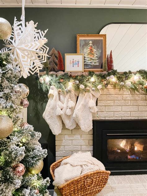 Whimsical Holiday Fireplace Decor Ideas - Sprucing Up Mamahood