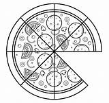 Coloring Pizza Indiaparenting Snacks Sketch Page sketch template