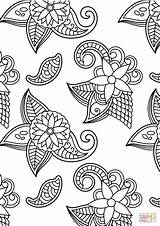 Pattern Coloring Page Landscape Sketch sketch template