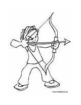 Coloring Pages Archery Pictures sketch template