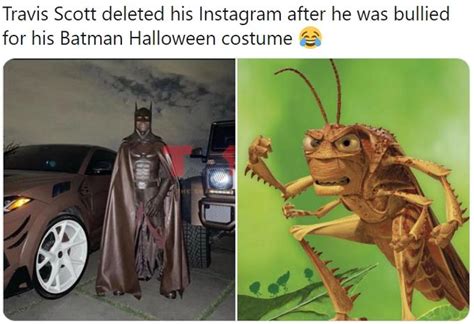 The Dark Roach Rises: 15 Travis Scott Batman Memes To Keep The Halloween Spirit Alive | Know ...