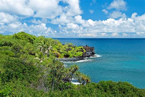 Hawaii Paradise on Maui Island Stock Image - Image of hawaii, road ...