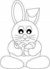 Easter bunny coloring Pages To Print Download And For Free sketch template