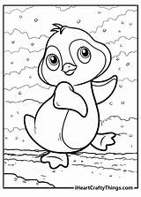 Coloring Pages Of Cute Penguins sketch template