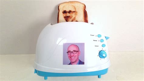 Custom Toasters That Can Toast a Selfie on Bread