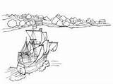 Plimoth Plantation Coloring Pages Sketch Page sketch template