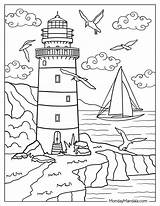 20 Lighthouse Coloring Pages Free PDF Printables sketch template