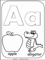 Coloring Letter A Worksheets sketch template