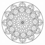 mandala coloring Pages  easy Page simple sketch template
