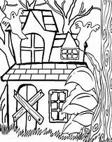 25 Free Printable Haunted House Coloring Pages For Kids sketch template