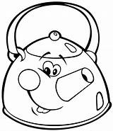 Coloring Page Polly Put The Kettle On Pages sketch template