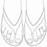 Toes Coloring Page sketch template