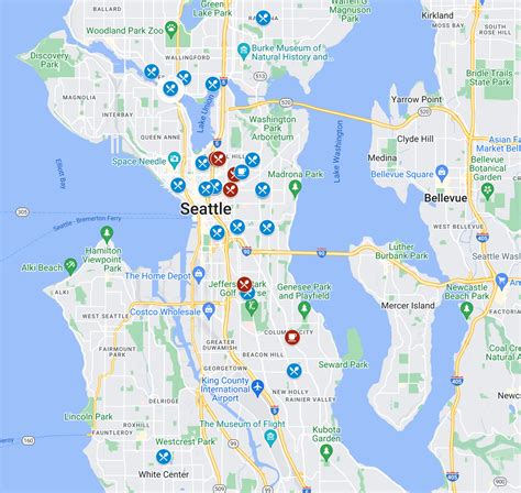 My Seattle Restaurants “Living” Map — Justin Khanna