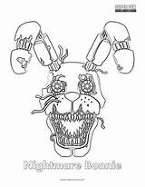 Toy Bonnie FNAF Coloring Page Free Printable Pages 45% OFF sketch template
