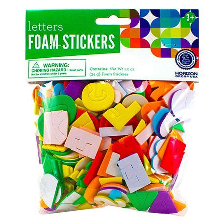 1" Foam Sticker Letters - Craft Project Ideas