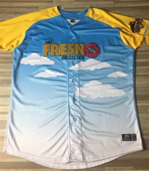 Fresno Grizzlies The Simpsons Tribute Jersey | Fitted caps, Puma jacket ...