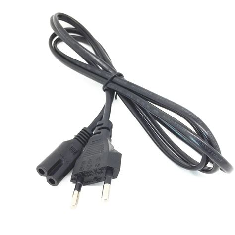 Us /eu Plug 2-prong Ac Power Cord Cable Lead For Canon Camera Camcorder ...