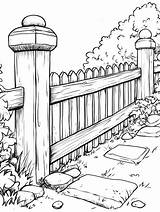 Fence Coloring Page Images  Free Download On Freepik sketch template