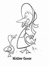 Mother Goose 7 sketch template