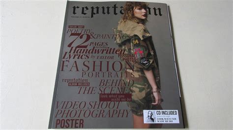 Taylor Swift - Reputation ( Magazine Vol. 2 ) - Unboxing CD en Español - YouTube