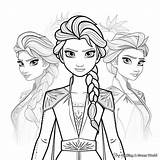 Queen Elsa Frozen Coloring Pages  Free & Printable sketch template