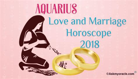 2018 Aquarius Love Horoscope | Aquarius 2018 Marriage Predictions