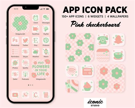 Cute Pink App Icon Pack, Ios 15 App Icons, Ios 16 Icons Widgets ...