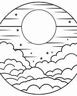 Sky Color Sheets Free  Printable sketch template
