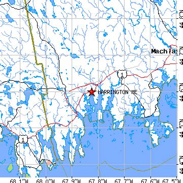 Harrington, Maine (ME) ~ population data, races, housing & economy