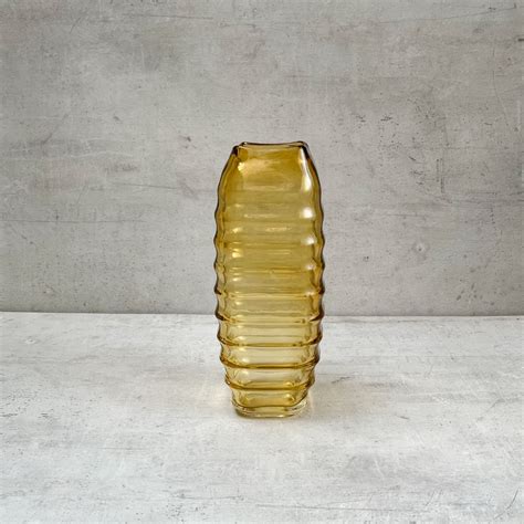 Buy Caylee Amber Glass Vase (Small) - Home Artisan