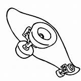skateboard coloring Sheet For Kids  Coloring Pages sketch template