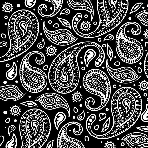 4k White And Black Paisley Wallpapers - Wallpaper Cave