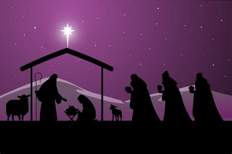 Nativity Scene Silhouette Images - Free Download on Freepik