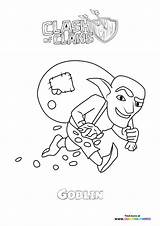 Goblin From Clash Of Clans  Coloring Pages For Kids sketch template