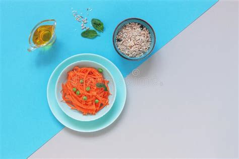 Spiral Fresh Carrot Spaghetti - Vegetarian, Diet Food, Vegetable Salad Stock Image - Image of ...