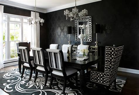 How to Use Black to Create a Stunning, Refined Dining Room