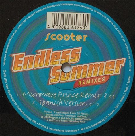 Scooter - Endless Summer (Remixes) | Club Tools (006176-0 CLU) - XTCR | Vinyl Record Store ...