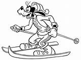 Goofy Skiing Coloring Pages  Cool sketch template