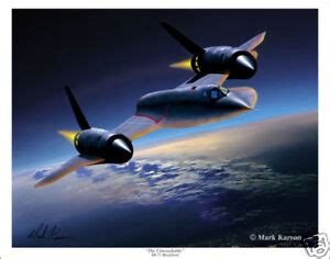 SR-71 Blackbird Aviation Art Print - 11" x 14" | eBay