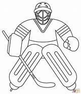 Hockey Goalie coloring Page  Free Printable Coloring Pages sketch template