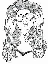 Cool Girl Coloring Pages At GetColoringscom  Free Printable Colorings sketch template